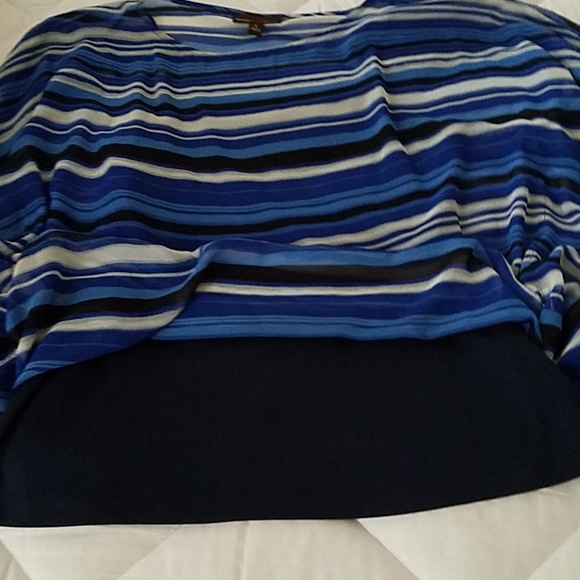 Dana Buchman Tank Top Coverup Attached Top - Picture 4 of 4